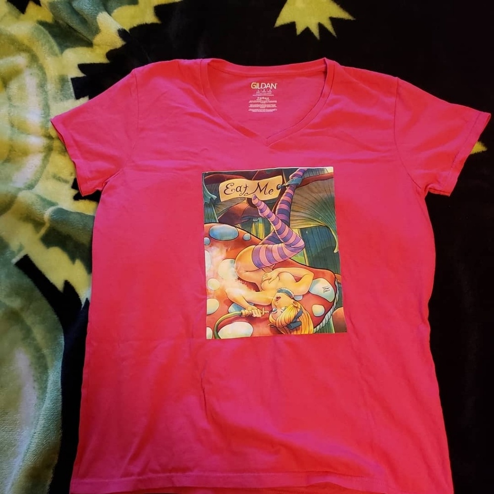 CustomMade Ladies Vneck Shirt